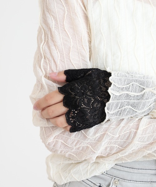 セール】手元綺麗 レースハンドカバー（アームカバー）｜FUNALIVE