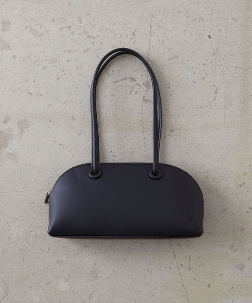 EFOLE（エフォル）の「【EFOLE】 ロングハンドル ワイド ボストンバッグ（ボストンバッグ・レディース・ブラック/オフホワイト/ブラウン・FREE）」の2枚目の写真