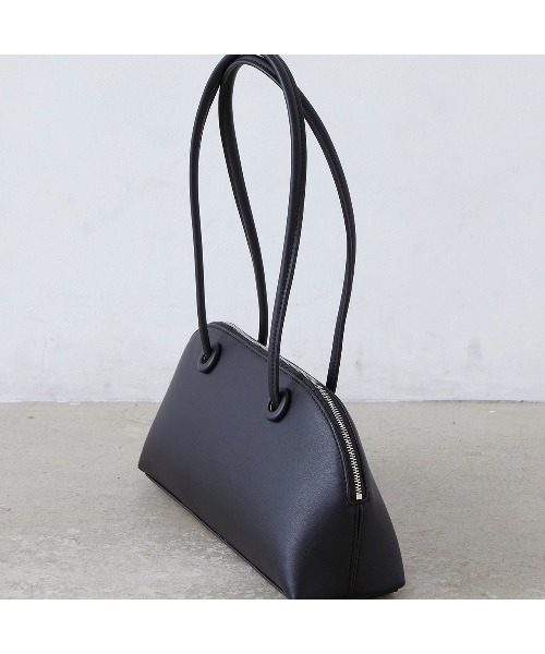 EFOLE（エフォル）の「【EFOLE】 ロングハンドル ワイド ボストンバッグ（ボストンバッグ・レディース・ブラック/オフホワイト/ブラウン・FREE）」の7枚目の写真