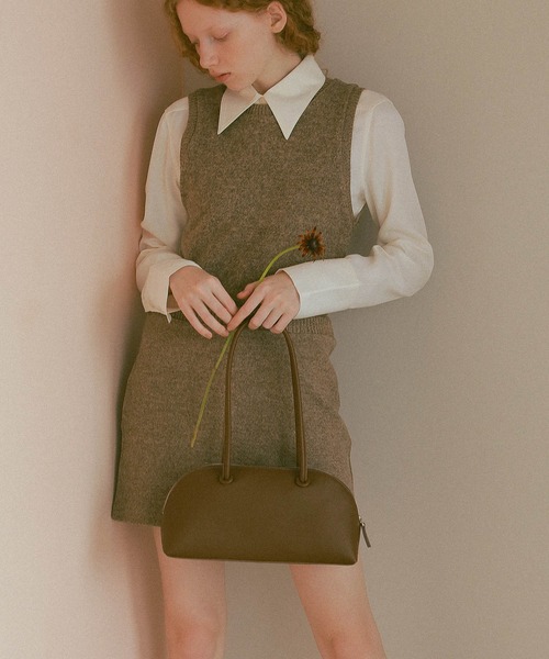 EFOLE（エフォル）の「【EFOLE】 ロングハンドル ワイド ボストンバッグ（ボストンバッグ・レディース・ブラック/オフホワイト/ブラウン・FREE）」の16枚目の写真