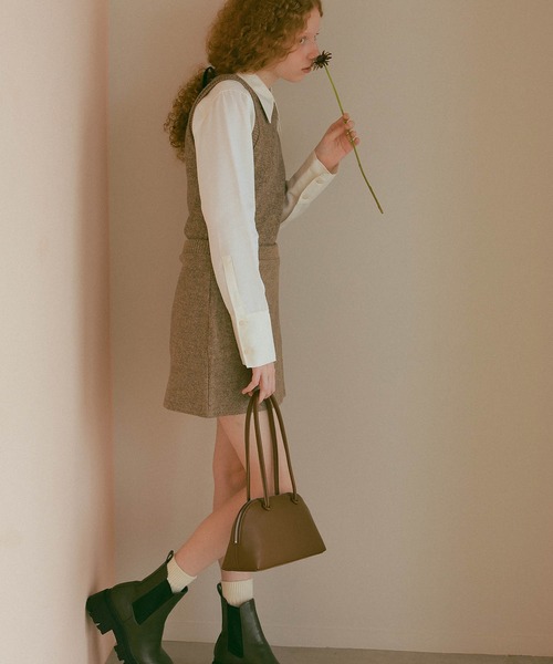 EFOLE（エフォル）の「【EFOLE】 ロングハンドル ワイド ボストンバッグ（ボストンバッグ・レディース・ブラック/オフホワイト/ブラウン・FREE）」の18枚目の写真