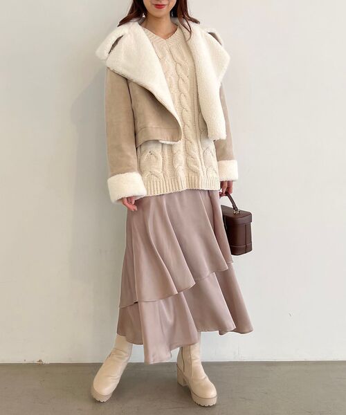 MAJESTIC LEGON(マジェスティックレゴン)の「サイドゴアブーツ(ブーツ・レディース・ブラック/ブラウン/アイボリー・SMALL/MEDIUM/LARGE/X-LARGE)」の12枚目の写真