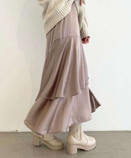 MAJESTIC LEGON(マジェスティックレゴン)の「サイドゴアブーツ(ブーツ・レディース・ブラック/ブラウン/アイボリー・SMALL/MEDIUM/LARGE/X-LARGE)」の13枚目の写真