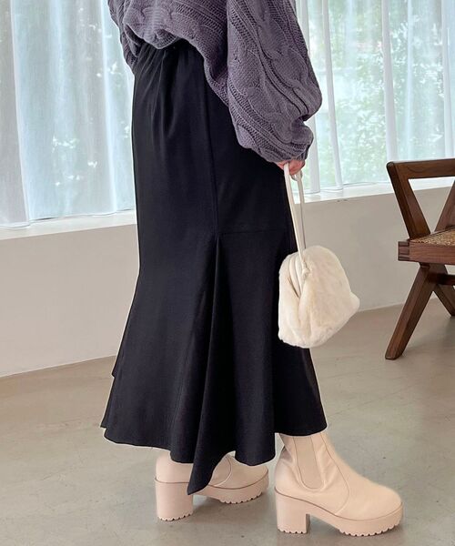 MAJESTIC LEGON(マジェスティックレゴン)の「サイドゴアブーツ(ブーツ・レディース・ブラック/ブラウン/アイボリー・SMALL/MEDIUM/LARGE/X-LARGE)」の15枚目の写真