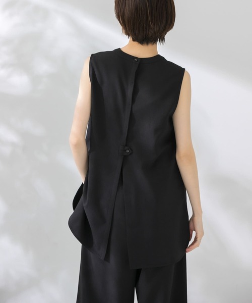 KBF（ケイビーエフ）の「『WEB/一部店舗限定』スリットセットアップ（サロペット/オーバーオール・レディース・ブラウン/ライトベージュ/ブラック・ONE）」の7枚目の写真