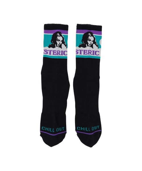 HYSTERIC GLAMOUR（ヒステリックグラマー）の「HYSTERIC INN スケーターソックス（ソックス/靴下・メンズ・レッド/ブラック/ホワイト・FREE）」の6枚目の写真