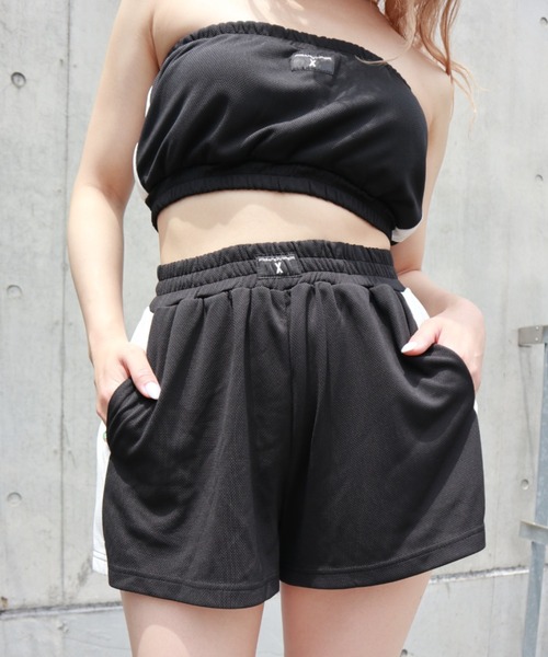 FIG&VIPER（フィグアンドバイパー）の「メッシュベアTOP（チューブトップ・レディース・ブルー/ブラック・FREE）」の9枚目の写真