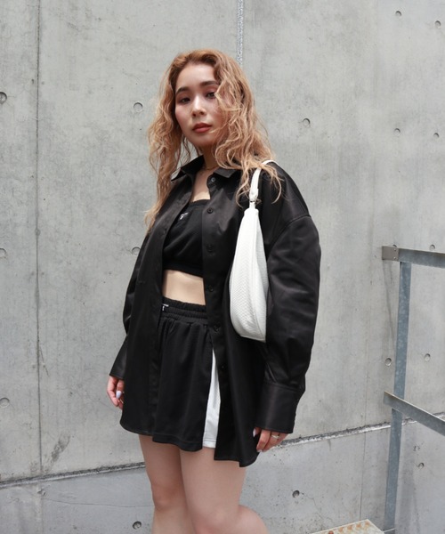 FIG&VIPER（フィグアンドバイパー）の「メッシュベアTOP（チューブトップ・レディース・ブルー/ブラック・FREE）」の14枚目の写真