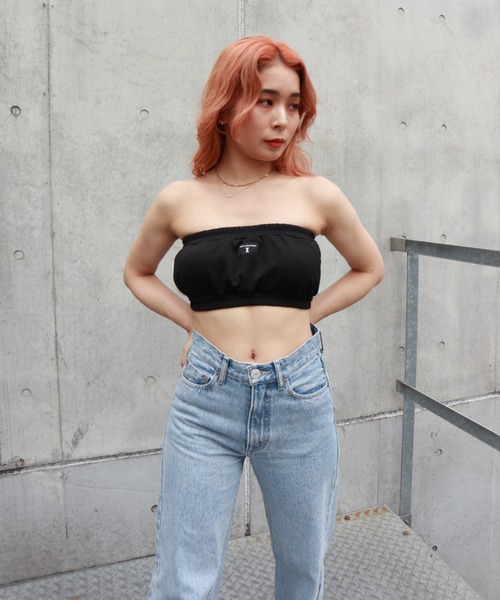 FIG&VIPER（フィグアンドバイパー）の「メッシュベアTOP（チューブトップ・レディース・ブルー/ブラック・FREE）」の16枚目の写真