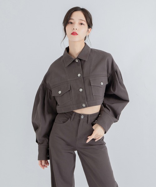 qumerry.（キュメリ）の「オーバーシルエットショートブルゾン