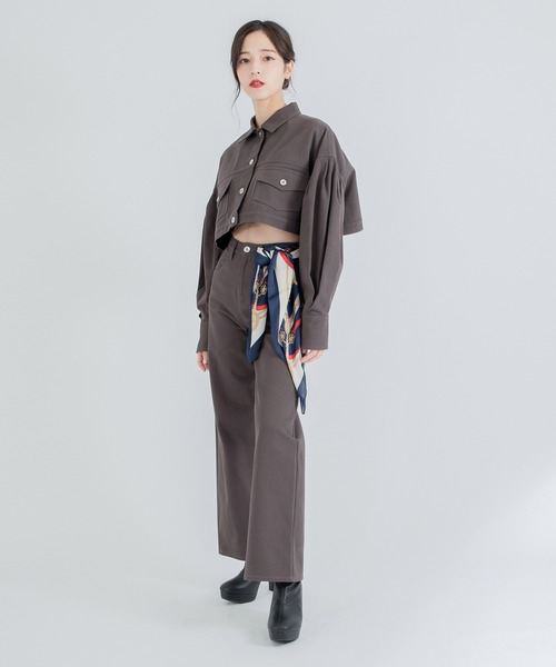 qumerry.(キュメリ)の「オーバーシルエットショートブルゾン qumerry.(キュメリ)の「オーバーシルエットショートブルゾン