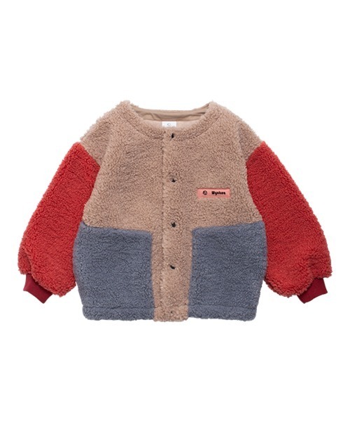 Wynken(ウィンケン)の「Wynken / ブロッキング ボアジャケット(その他アウター・キッズ・ベージュ・4Y/6Y/8Y/10Y)」の7枚目の写真