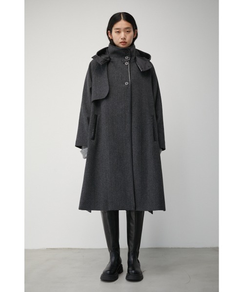 AZUL by moussy（アズールバイマウジー）の「TWEED PONCHO COAT