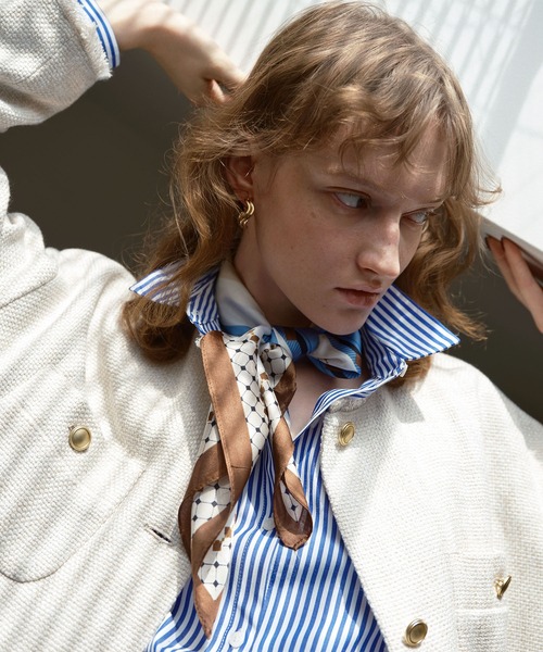 N.（N. Natural Beauty Basic）（エヌエヌナチュラルビューティーベーシック）の「【松井愛莉さん着用】◆ツイードジャケット（その他アウター・レディース・オフホワイト/スミクロ・MEDIUM）」の13枚目の写真