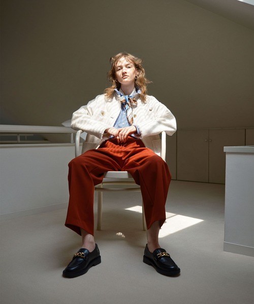 N.（N. Natural Beauty Basic）（エヌエヌナチュラルビューティーベーシック）の「【松井愛莉さん着用】◆ツイードジャケット（その他アウター・レディース・オフホワイト/スミクロ・MEDIUM）」の12枚目の写真