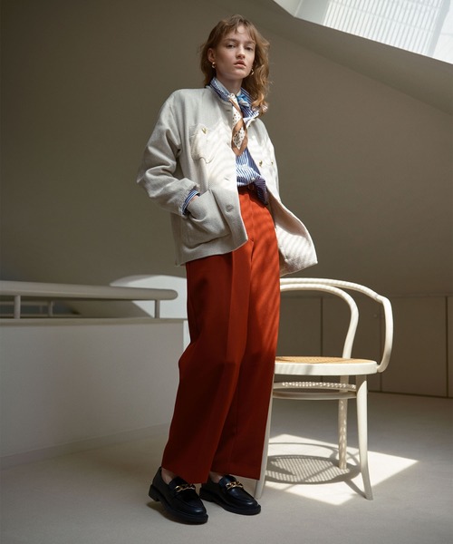 N.（N. Natural Beauty Basic）（エヌエヌナチュラルビューティーベーシック）の「【松井愛莉さん着用】◆ツイードジャケット（その他アウター・レディース・オフホワイト/スミクロ・MEDIUM）」の17枚目の写真