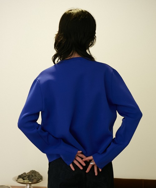 VACANCY（ヴァカンシー）の「スナップボタンニットカーディガン（カーディガン/ボレロ・レディース・ブラック/ダークブルー/オレンジ・FREE）」の18枚目の写真