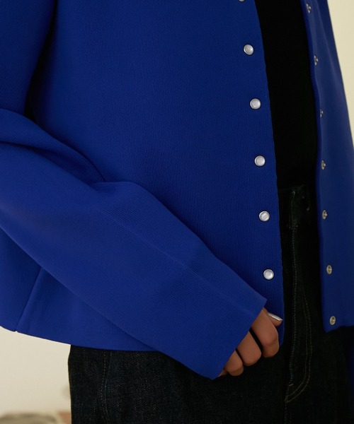 VACANCY（ヴァカンシー）の「スナップボタンニットカーディガン（カーディガン/ボレロ・レディース・ブラック/ダークブルー/オレンジ・FREE）」の22枚目の写真