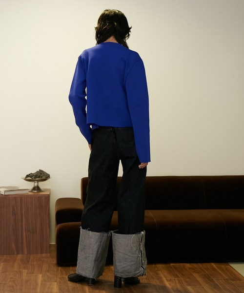 VACANCY（ヴァカンシー）の「スナップボタンニットカーディガン（カーディガン/ボレロ・レディース・ブラック/ダークブルー/オレンジ・FREE）」の14枚目の写真