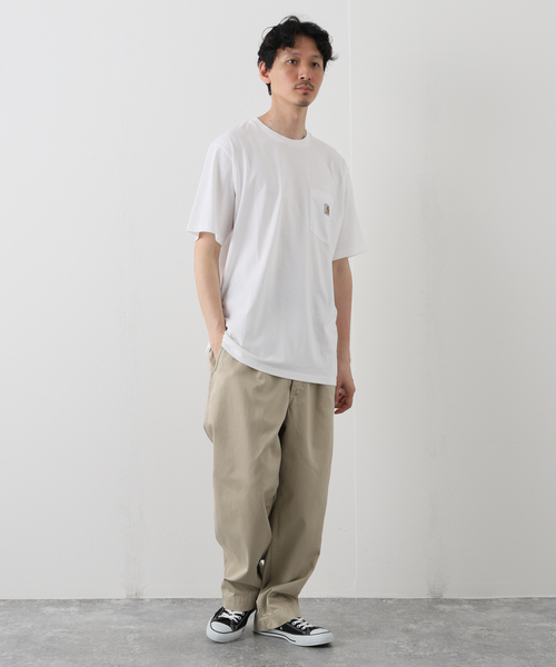 Carhartt(カーハート)の「【CARHARTT WIP / カーハート ダブリューアイピー】S/S POCKET Tシャツ(Tシャツ/カットソー・メンズ・ホワイト/グレー・X-LARGE/SMALL)」の10枚目の写真