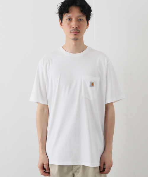 Carhartt(カーハート)の「【CARHARTT WIP / カーハート ダブリューアイピー】S/S POCKET Tシャツ(Tシャツ/カットソー・メンズ・ホワイト/グレー・X-LARGE/SMALL)」の11枚目の写真