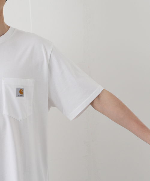 Carhartt(カーハート)の「【CARHARTT WIP / カーハート ダブリューアイピー】S/S POCKET Tシャツ(Tシャツ/カットソー・メンズ・ホワイト/グレー・X-LARGE/SMALL)」の16枚目の写真