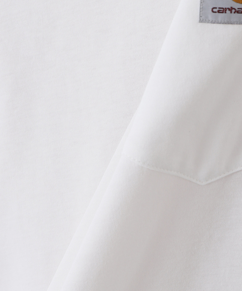 Carhartt(カーハート)の「【CARHARTT WIP / カーハート ダブリューアイピー】S/S POCKET Tシャツ(Tシャツ/カットソー・メンズ・ホワイト/グレー・X-LARGE/SMALL)」の9枚目の写真