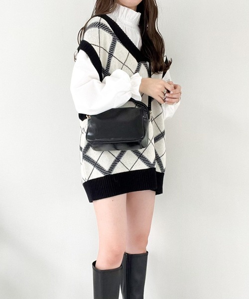 Heather（ヘザー）の「スタンドフリルブラウス 166454（シャツ