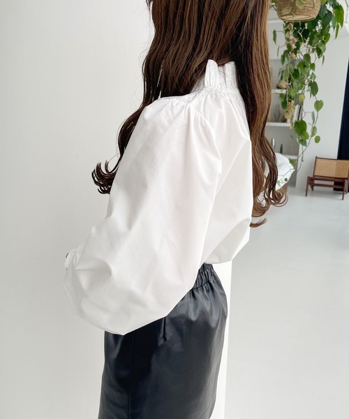 トップス 2000 Heather（ヘザー）の「スタンドフリルブラウス 166454（シャツ
