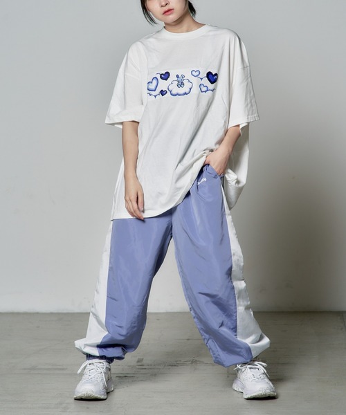 Whinny（ホワイニー）の「whinny/南極パラパンツ（スウェットパンツ