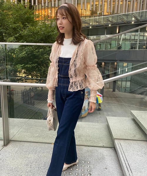 one after another NICE CLAUP(ワンアフターアナザーナイスクラップ)の「【スタッフ考案】レースブラウスハイネックインナーセット(シャツ/ブラウス・レディース・ベージュ/オフホワイト/ピンクベージュ・FREE)」の18枚目の写真