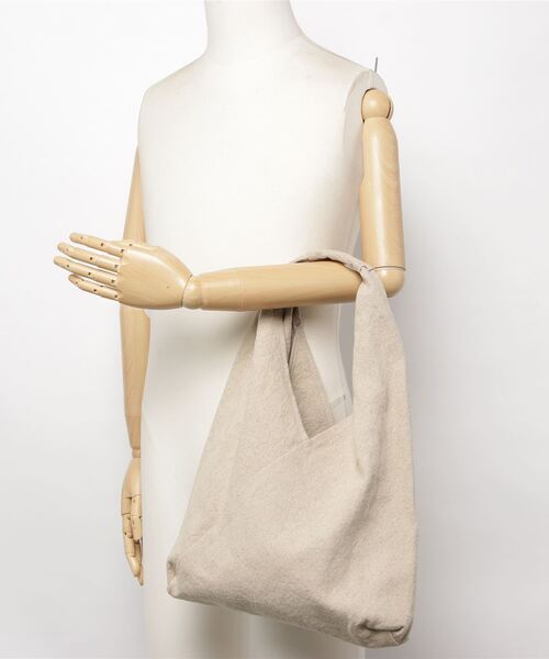 PORT BY ARK（ポートバイアーク）の「PORT BY ARK / ポートバイアーク：Shopping Bag：PO12-B001[COR]（ハンドバッグ・メンズ・ナチュラル・FREE）」の5枚目の写真