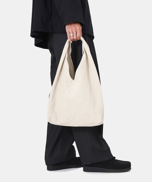 PORT BY ARK（ポートバイアーク）の「PORT BY ARK / ポートバイアーク：Shopping Bag：PO12-B001[COR]（ハンドバッグ・メンズ・ナチュラル・FREE）」の6枚目の写真
