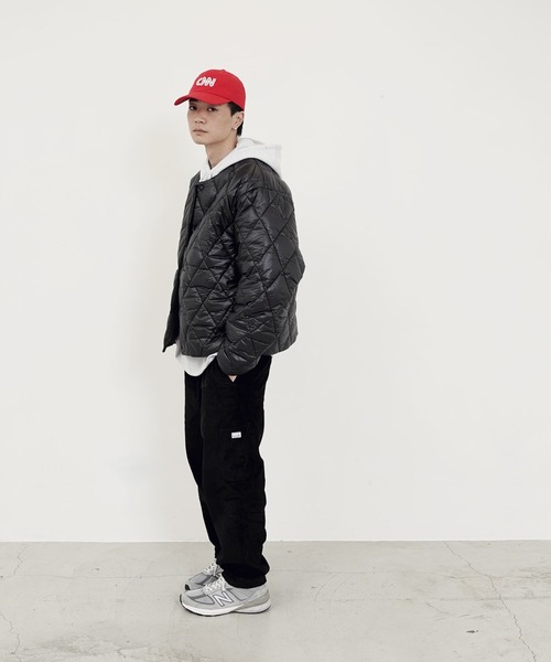 GERRY（ジェリー）の「GERRY / ジェリー 別注 コラボ オーバーサイズ 2way キルティング 中綿 ジャケット（ダウンジャケット/コート・メンズ・ブラック系その他/ブラック/アッシュブラウン・MEDIUM/LARGE）」の11枚目の写真