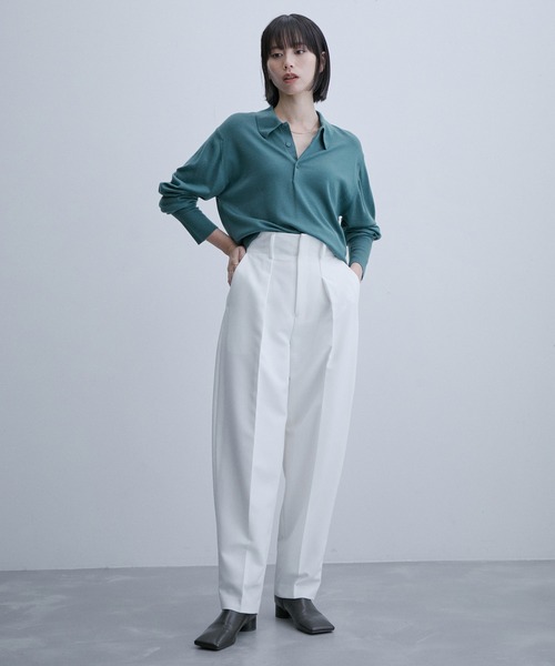 JOHN SMEDLEY（ジョンスメドレー）の「【JOHN SMEDLEY】SHIRT FC LS TURNBACK CUFF（ニット/セーター・レディース・チャコールグレー/グリーン系その他/ブルー系その他6・X-SMALL/S）」の20枚目の写真