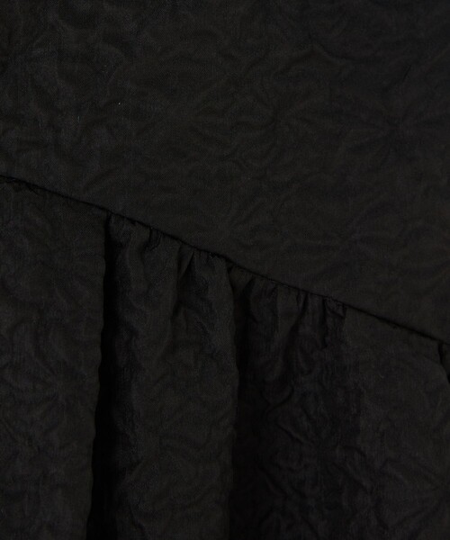 FREAK'S STORE(フリークスストア)の「フクレジャガードラウンドティアードスカート(スカート・レディース・ブラック/オフホワイト・S/M)」の17枚目の写真