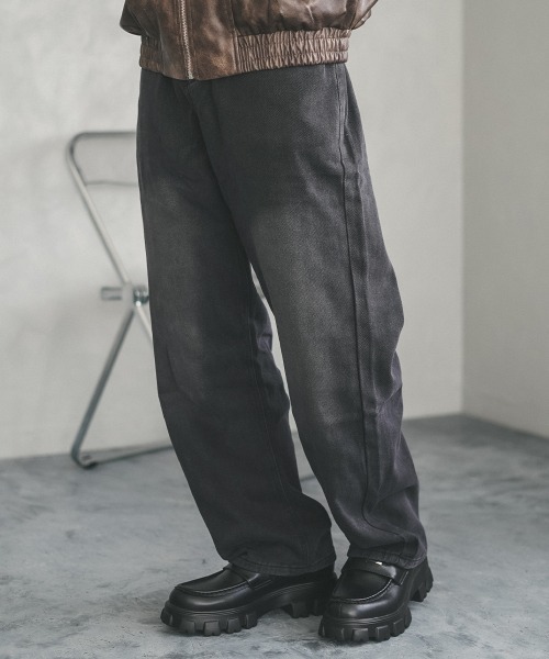 leinwande Work Trousers Brown パンツ デニム セール】ヴィンテージブラウンデニム（デニムパンツ）｜CORPUS