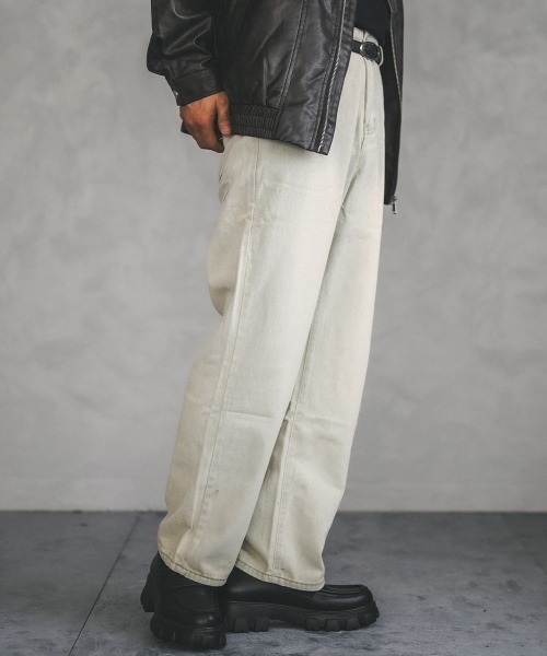 Shoowtime(ショウタイム)の「vintage make wide denim pants / ヴィンテージメイクワイドデニムパンツ(デニムパンツ・メンズ・ブラック/ブラック系/ブルー/ライトブルー/ブラック系1/ブルー系3/ネイビー系1/ブルー系2/ネイビー系2/ブルー系1・X-LARGE/XX-LARGE/LARGE/MEDIUM/SMALL)」の20枚目の写真