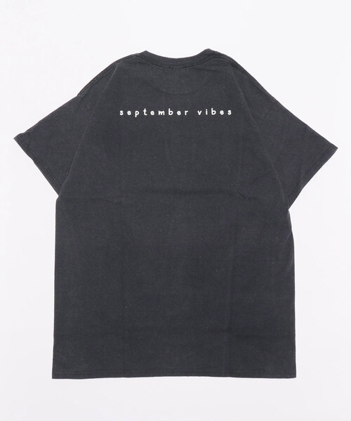 September(セプテンバー)の「September/セプテンバー/VIBES TEE(Tシャツ/カットソー・レディース・ホワイト/ブラック/ブルー・S/M)」の6枚目の写真