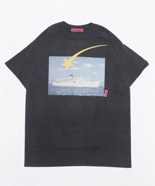 September(セプテンバー)の「September/セプテンバー/VIBES TEE(Tシャツ/カットソー・レディース・ホワイト/ブラック/ブルー・S/M)」の10枚目の写真