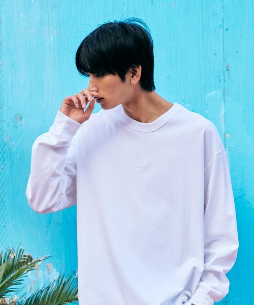 ナイキ スポーツウェア プレミアム エッセンシャル メンズ ロングスリーブ Tシャツ / Nike Sportswear Premium Essentials Men's Long-Sleeve T-Shirt＜XS-3XL 展開＞（Tシャツ/カットソー）｜NIKE（ナイキ）