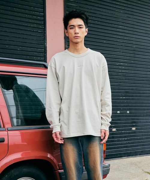 ナイキ スポーツウェア プレミアム エッセンシャル メンズ ロングスリーブ Tシャツ / Nike Sportswear Premium Essentials Men's Long-Sleeve T-Shirt＜XS-3XL 展開＞（Tシャツ/カットソー）｜NIKE（ナイキ）