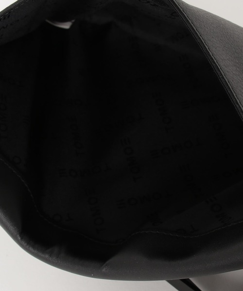 TOMOE（トモエ）の「【TOMOE】UTILITY SC レザーサコッシュ レザーショルダーバッグ（ショルダーバッグ・メンズ・ブラック・FREE）」の3枚目の写真