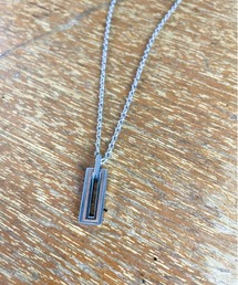 G.NINE（ジーナイン）の「『サージカルステンレス316L』金属アレルギー対応　バイカラースクエアネックレス（ネックレス）」