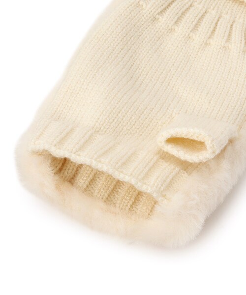 THE SHOP TK （ザ ショップ ティーケー ）の「◆【Miller／ミラー】ファー手袋（手袋・レディース・ダークブラウン/ライトベージュ/アイボリー・00）」の9枚目の写真