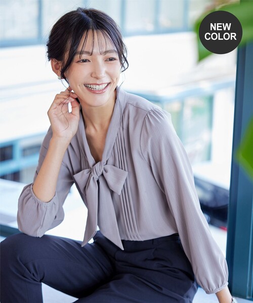 リボンタイブラウス（シャツ/ブラウス）｜Tiaclasse（ティアクラッセ）