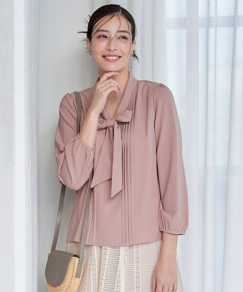 リボンタイブラウス（シャツ/ブラウス）｜Tiaclasse（ティアクラッセ）