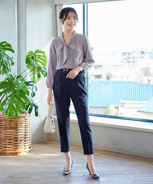 リボンタイブラウス（シャツ/ブラウス）｜Tiaclasse（ティアクラッセ）