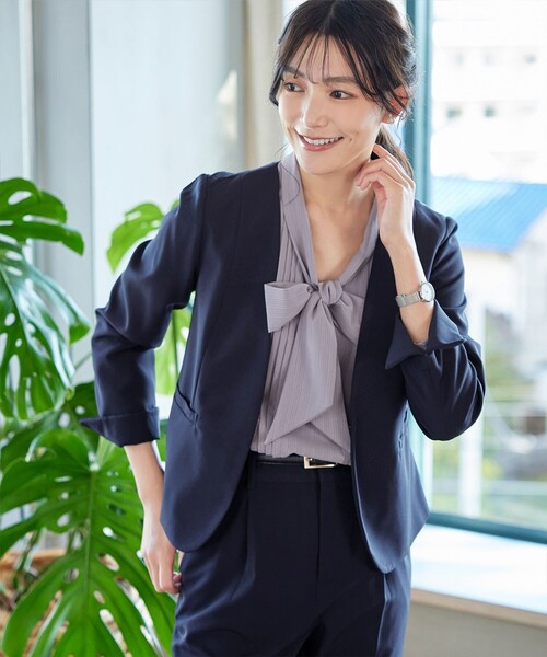 リボンタイブラウス（シャツ/ブラウス）｜Tiaclasse（ティアクラッセ）