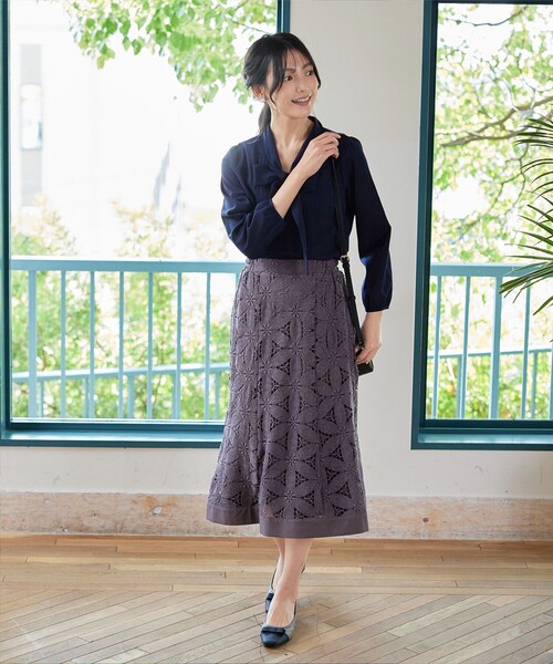 リボンタイブラウス（シャツ/ブラウス）｜Tiaclasse（ティアクラッセ）